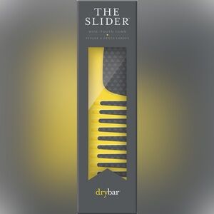 ✨ Drybar The Slider Wide-Tooth Comb – Yellow | Brand New in Box ✨